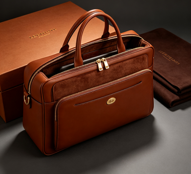 Carter Metropolitan Leather Briefcase